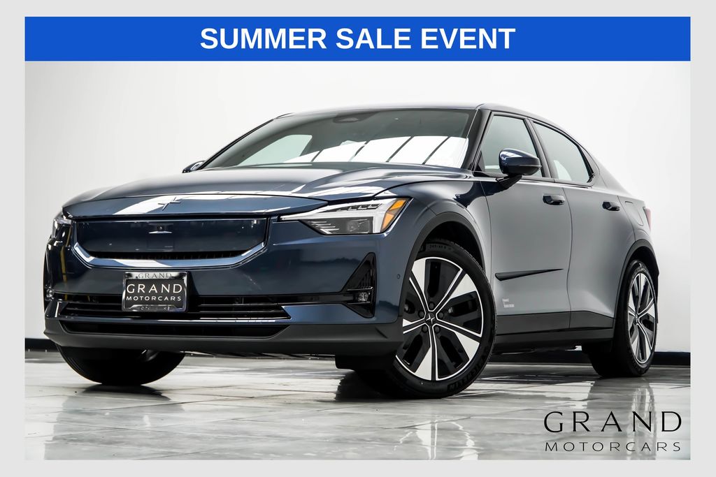 Midnight Metallic 2024 Polestar 2 Sedan All-Wheel Drive 1-Speed Automatic