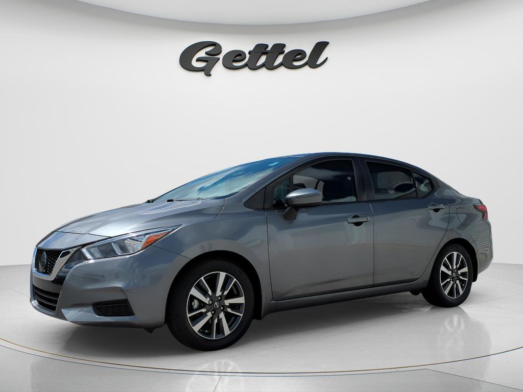 Gray (Gun Metallic) 2021 Nissan Versa SV FWD Sedan Front-Wheel Drive Continuously Variable Transmission