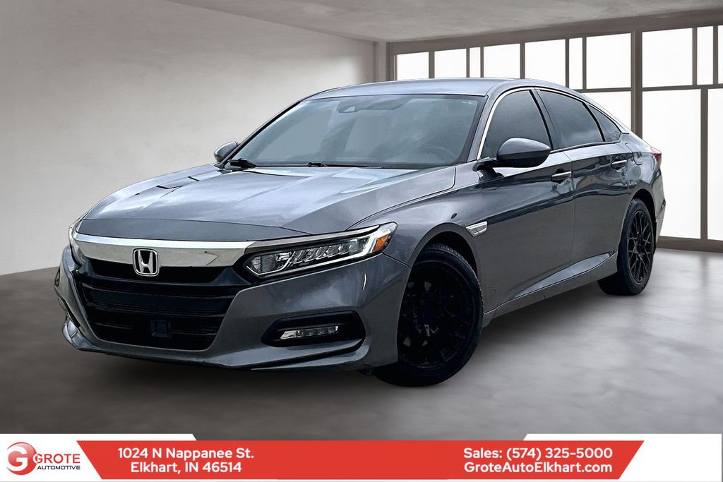 Silver 2018 Honda Accord 1.5T Sport FWD Sedan Front-Wheel Drive Continuously Variable Transmission