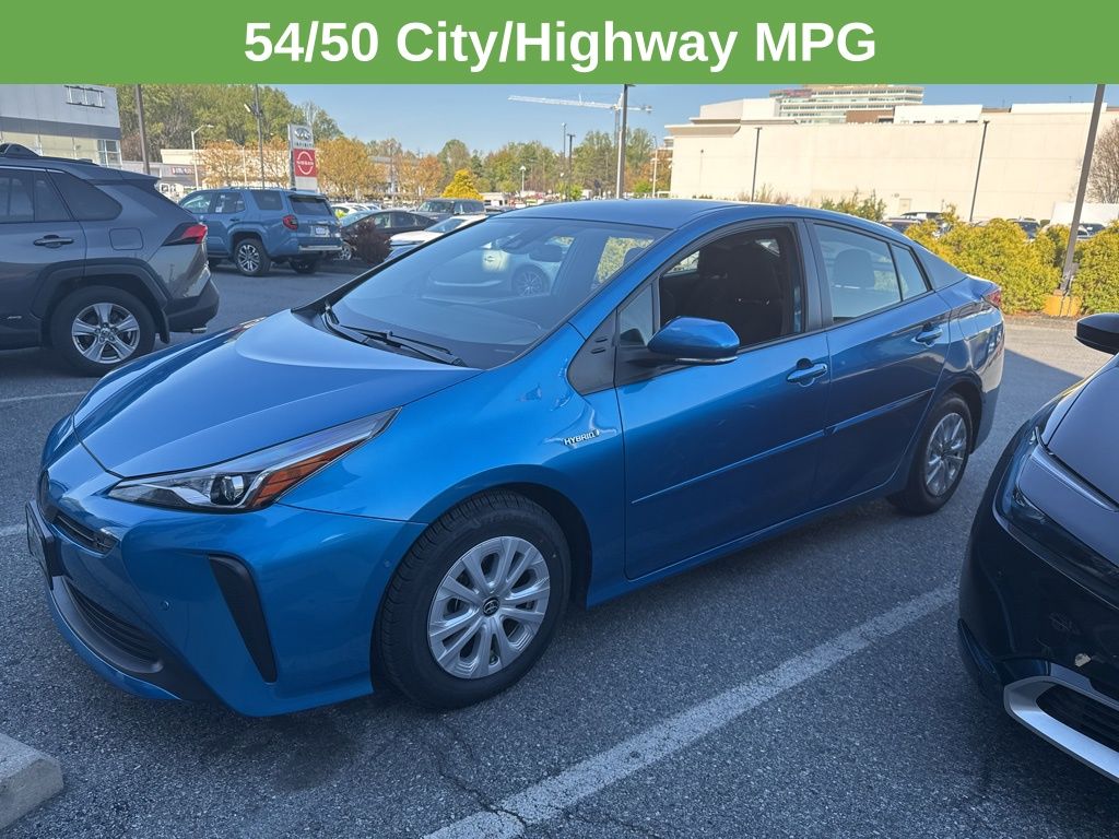 Electric Storm Blue 2021 Toyota Prius LE FWD Hatchback Front-Wheel Drive Continuously Variable Transmission
