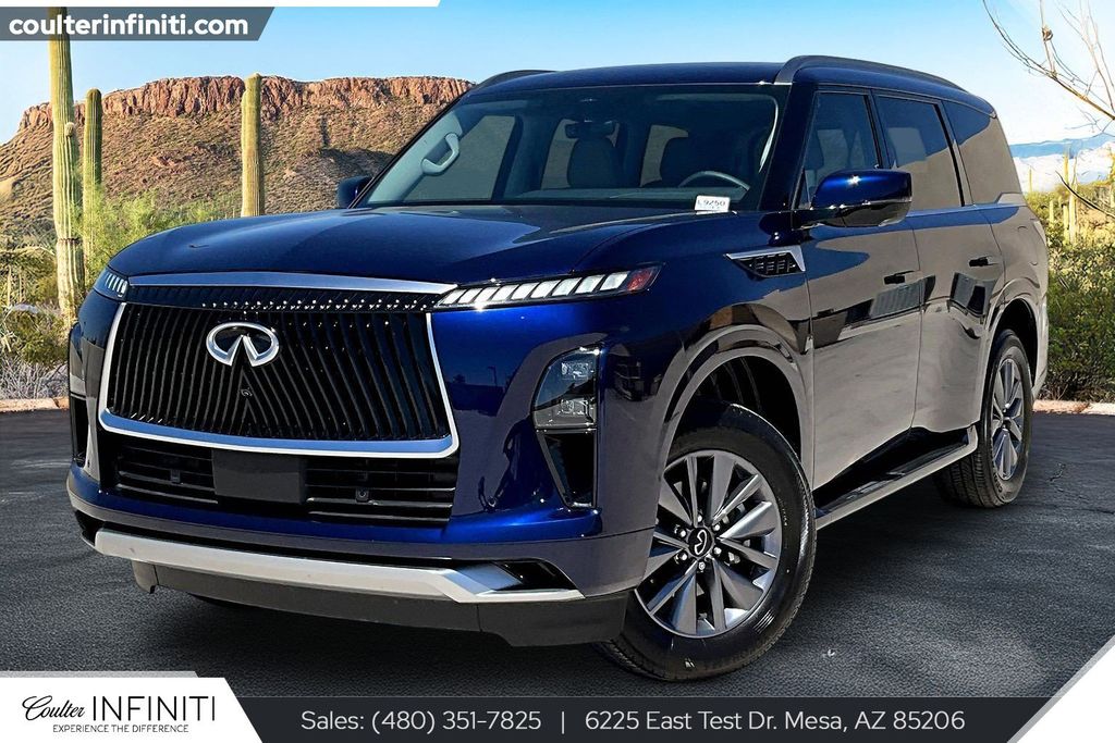 Grand Blue 2025 INFINITI QX80 Pure 4WD SUV / Crossover All-Wheel Drive 9-Speed Automatic