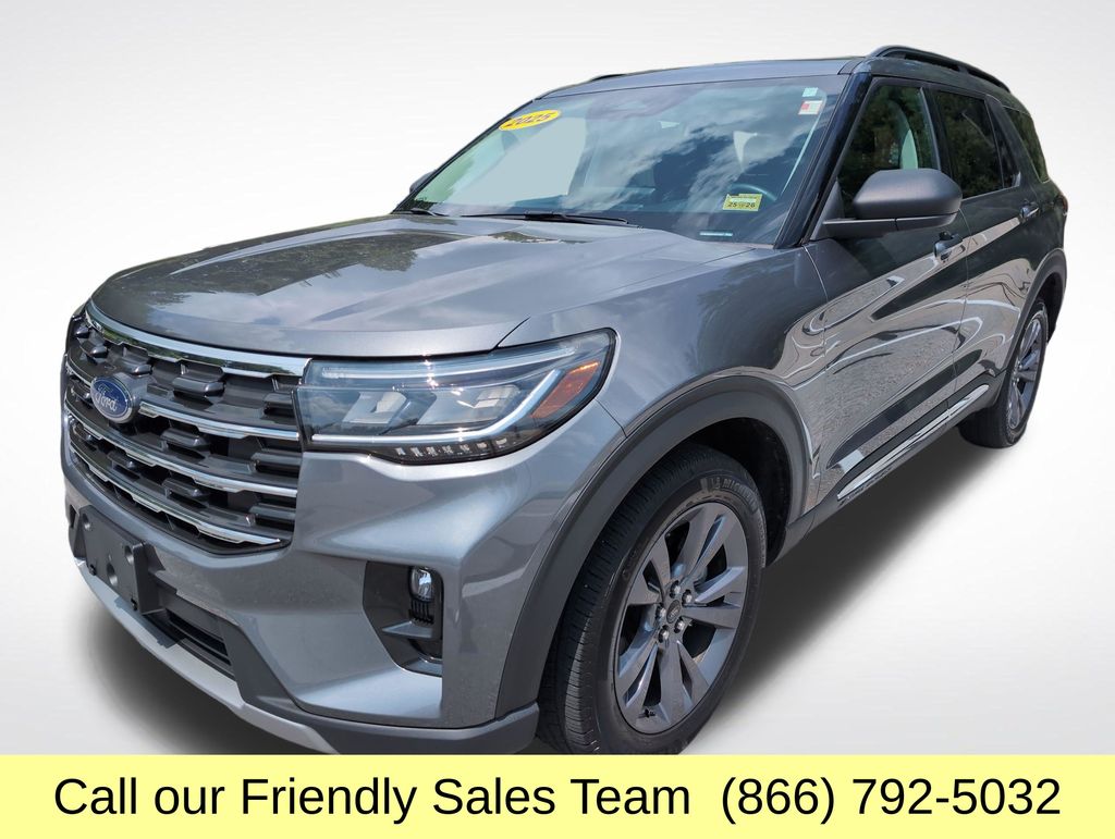 Gray Metallic 2025 Ford Explorer SUV / Crossover All-Wheel Drive Automatic