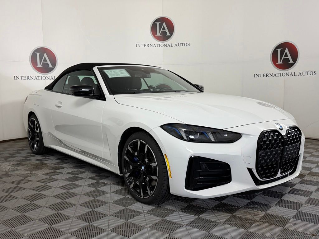 Alpine White 2026 BMW 4 Series 430i Convertible xDrive Convertible All-Wheel Drive 8-Speed Automatic