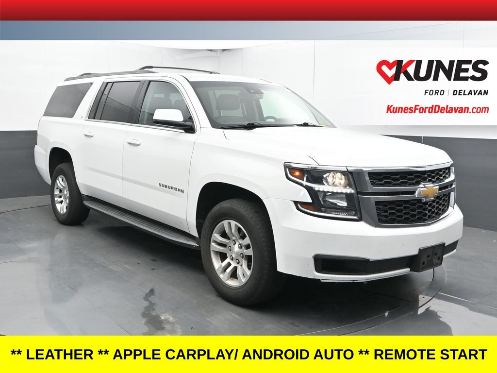 Summit White 2017 Chevrolet Suburban SUV / Crossover Four-Wheel Drive 6-Speed Automatic Overdrive