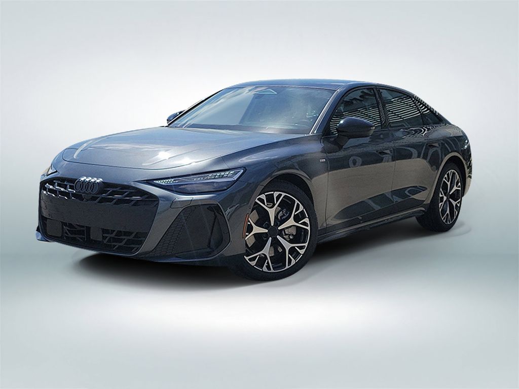 Gray 2026 Audi A6 quattro Progressiv 55 TFSI Sedan 7-Speed Automatic