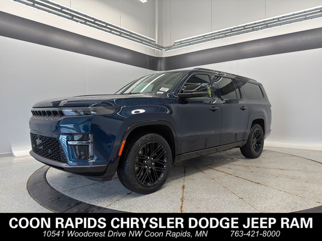 Fathom Blue Pearlcoat 2026 Jeep Grand Wagoneer L SUV / Crossover Four-Wheel Drive 8-Speed Automatic