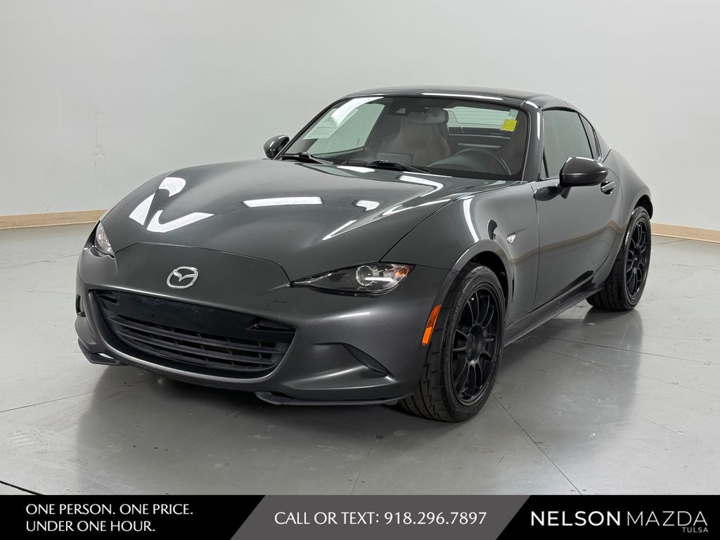 Machine Gray Metallic 2019 Mazda MX-5 Miata Convertible Rear-Wheel Drive 6-Speed Manual