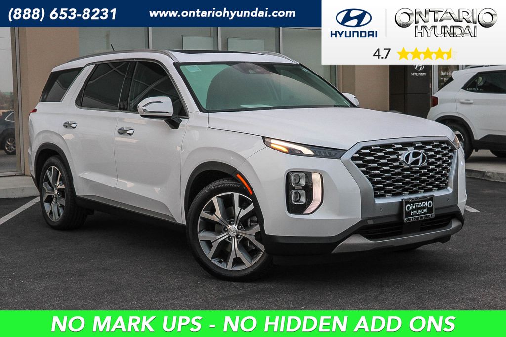 Hyper White 2020 Hyundai Palisade SUV / Crossover Front-Wheel Drive 8-Speed Automatic