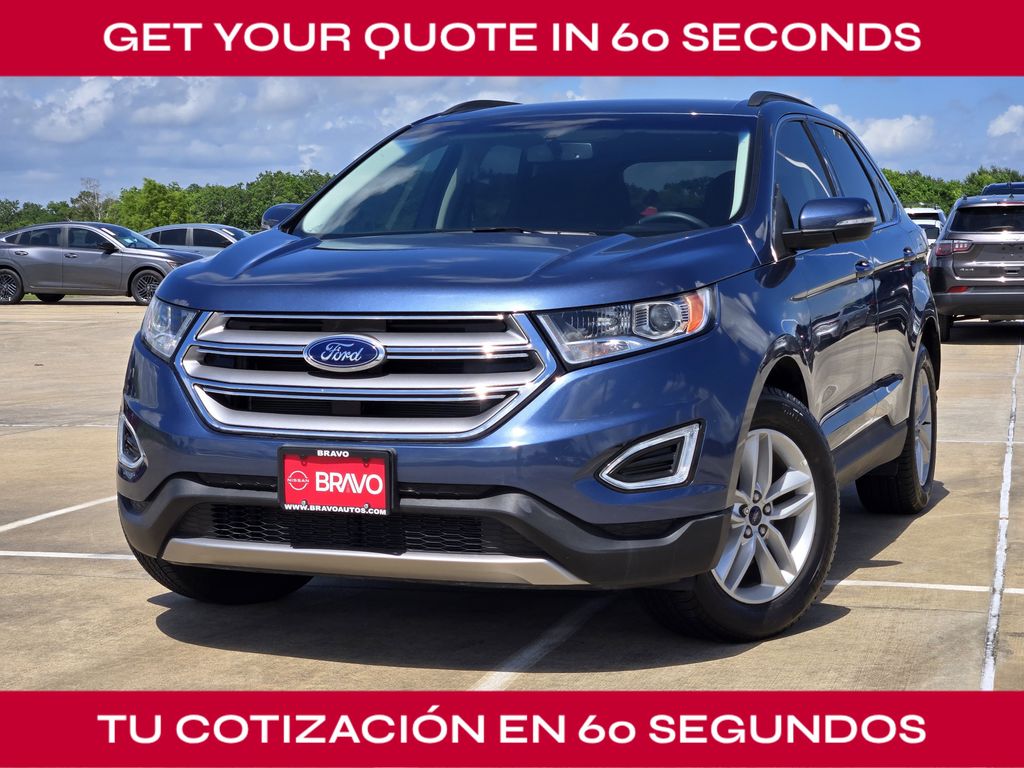 2018 Ford Edge SEL Blue at Community Honda