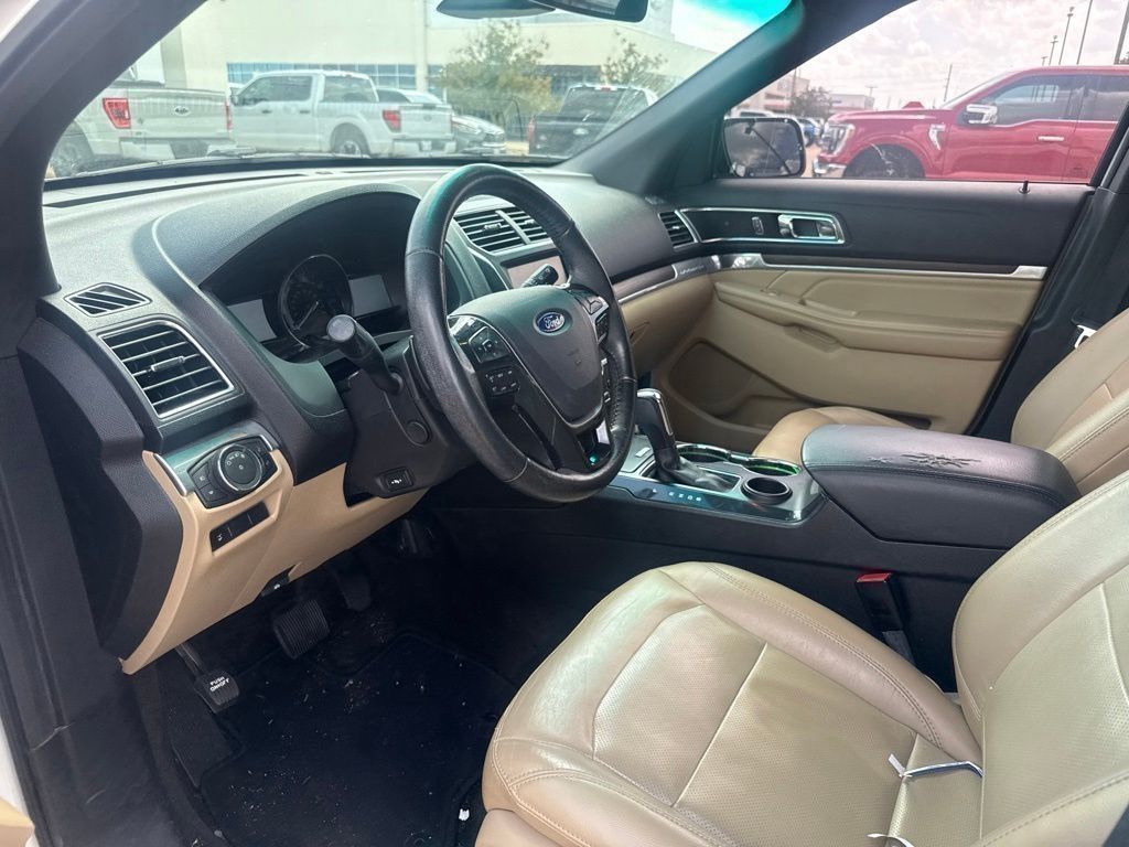 2016 Ford Explorer Limited White at Classic Elite Chevrolet Sugar Land