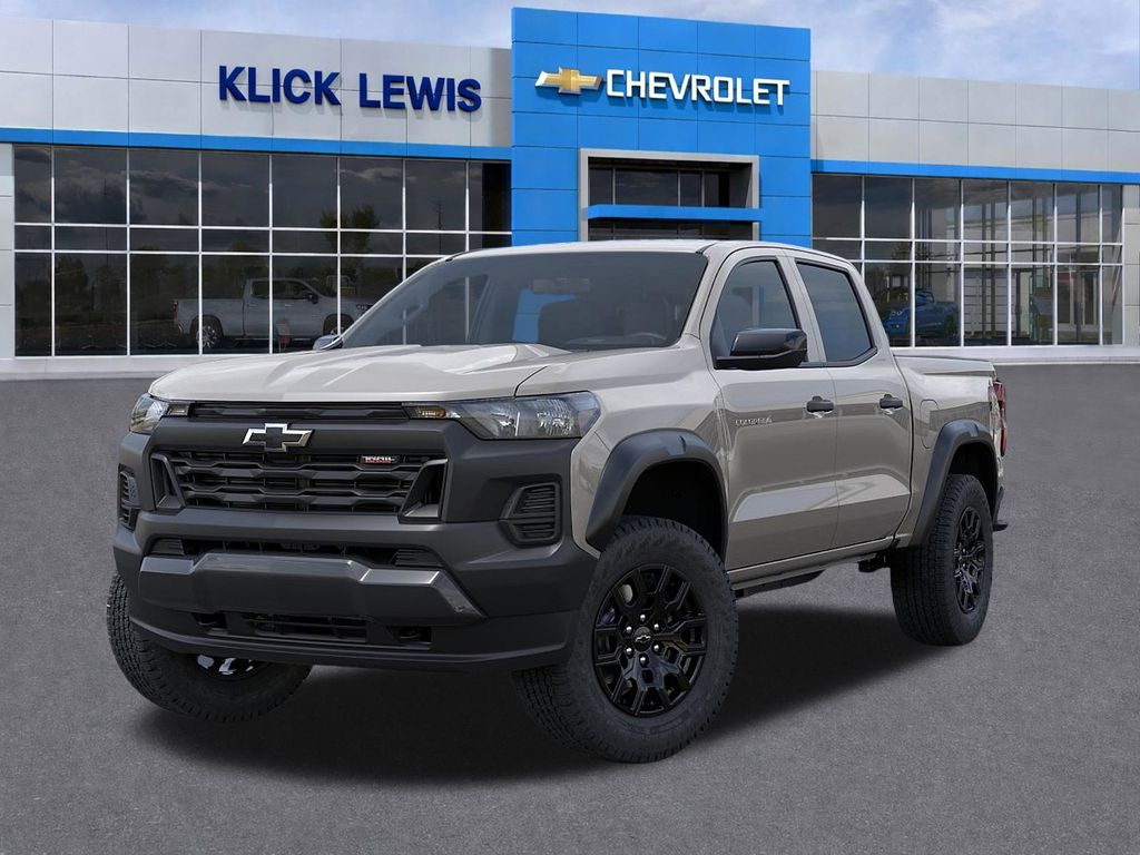 2026 Chevrolet Colorado Trail Boss White at Klick Lewis Buick Chevrolet