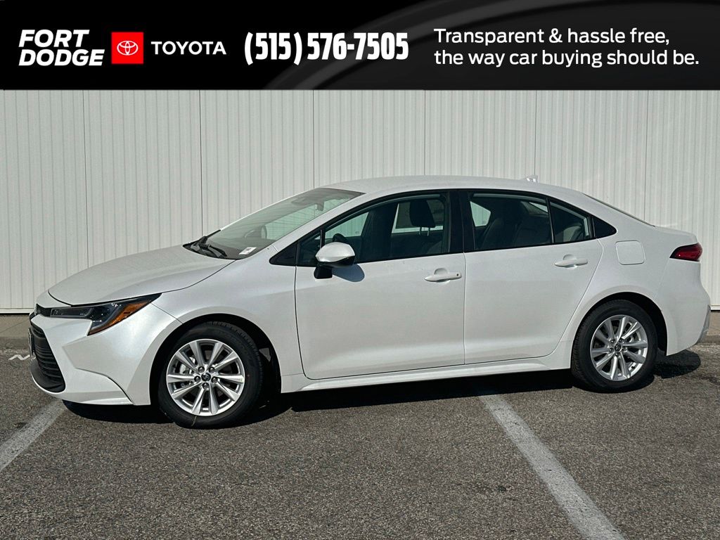White (Wind Chill Pearl) 2026 Toyota Corolla Sedan Front-Wheel Drive Continuously Variable Transmission