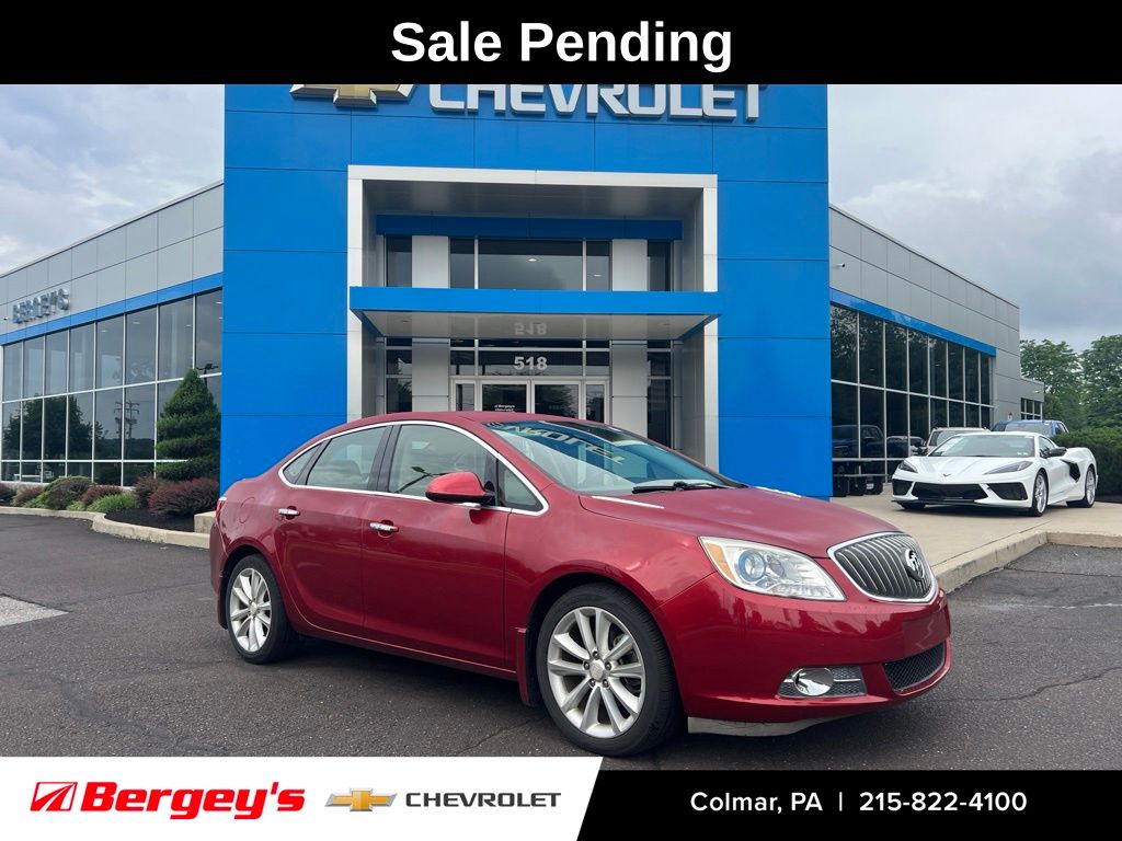 Crystal Red Tintcoat 2014 Buick Verano Sedan Front-Wheel Drive 6-Speed Automatic Overdrive