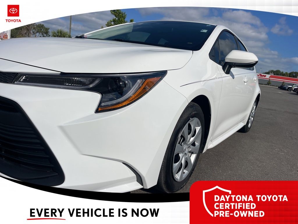 Certified 2024 Toyota Corolla LE with VIN 5YFB4MDE0RP213138 for sale in Daytona Beach, FL