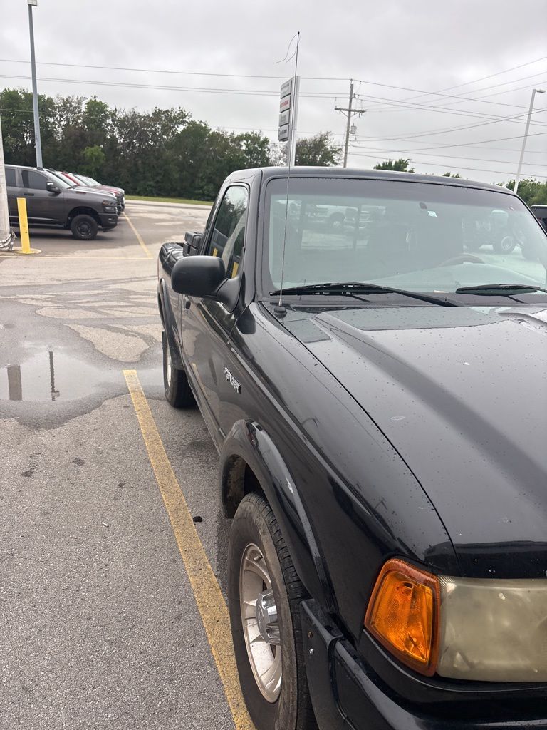 Black 2003 Ford Ranger 2 Dr XLT Standard Cab SB Pickup Truck Rear-Wheel Drive 5-Speed Automatic