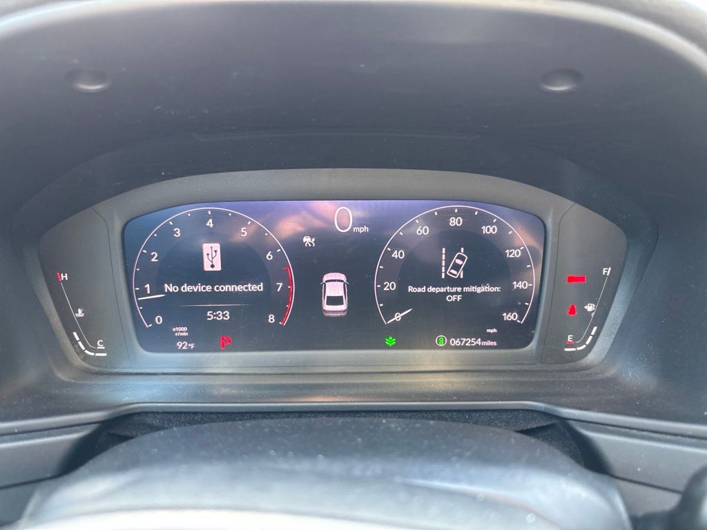 Platinum White Pearl 2023 Honda Accord Sedan Front-Wheel Drive Continuously Variable Transmission