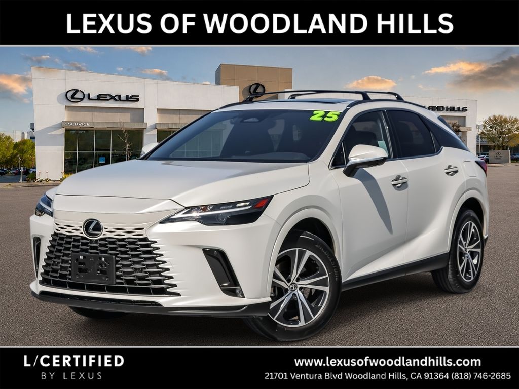 Eminent White Pearl 2025 Lexus RX SUV / Crossover Front-Wheel Drive 8-Speed Automatic