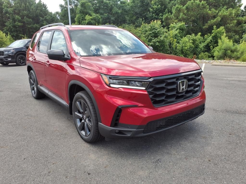 Radiant Red Metallic II 2025 Honda Pilot SUV / Crossover Front-Wheel Drive Automatic