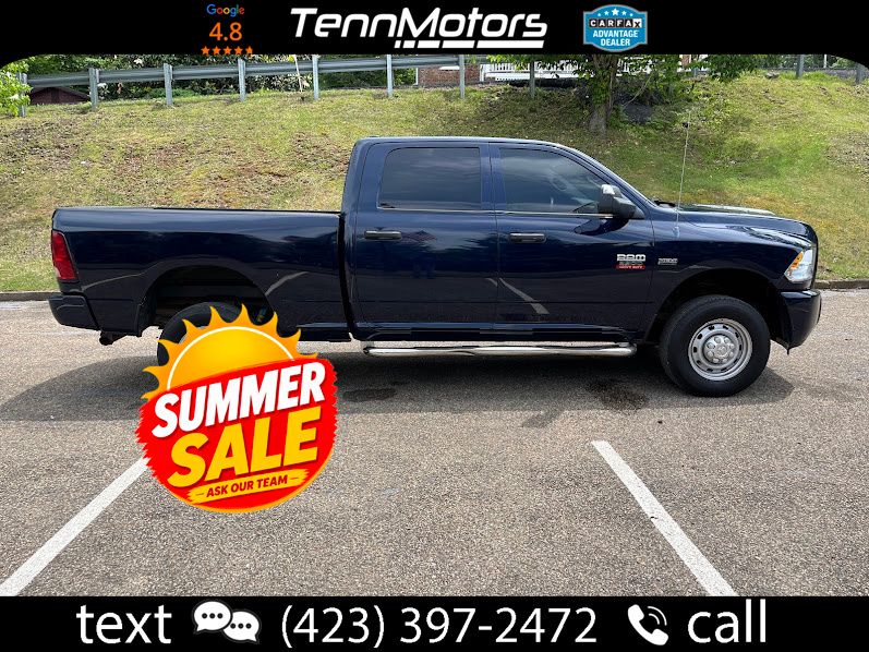 True Blue Pearlcoat 2012 RAM 2500 Pickup Truck Four-Wheel Drive 6-Speed Automatic