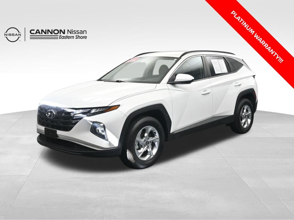 White Pearl 2024 Hyundai Tucson SUV / Crossover All-Wheel Drive 8-Speed Automatic
