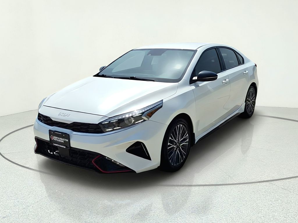 2023 Kia Forte GT-Line White at North Houston Mitsubishi