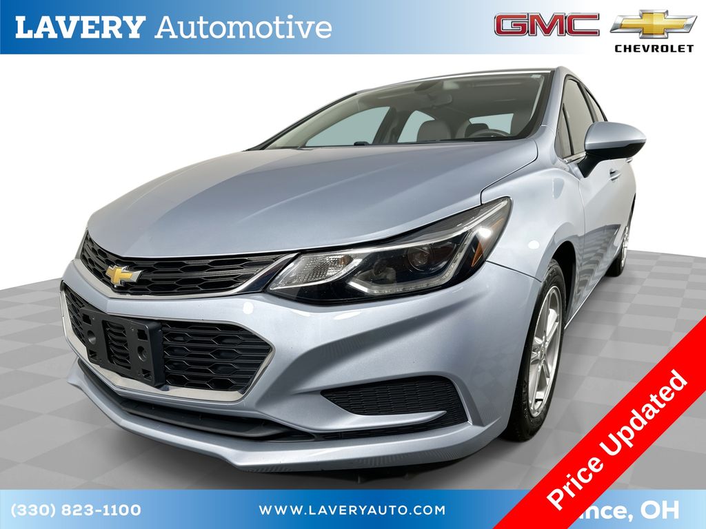 Arctic Blue Metallic 2017 Chevrolet Cruze Sedan Front-Wheel Drive 6-Speed Automatic