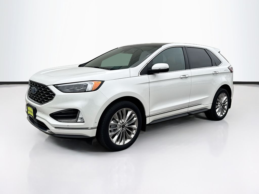 White Metallic 2024 Ford Edge SUV / Crossover All-Wheel Drive 8-Speed Automatic