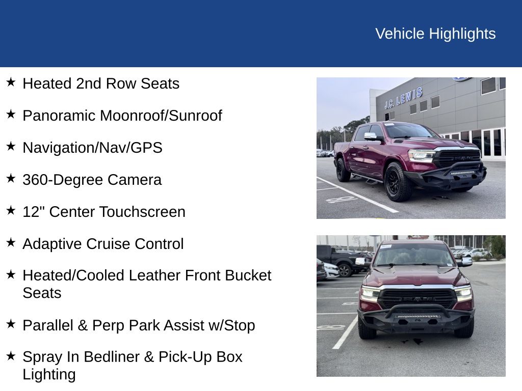 2019 Ram 1500 Laramie Crew Cab 4x4 5'7" Box