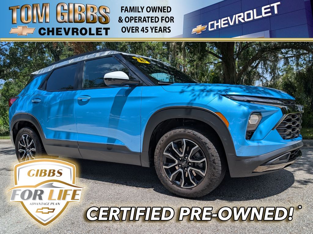 Marina Blue Metallic 2025 Chevrolet Trailblazer SUV / Crossover Front-Wheel Drive Continuously Variable Transmission