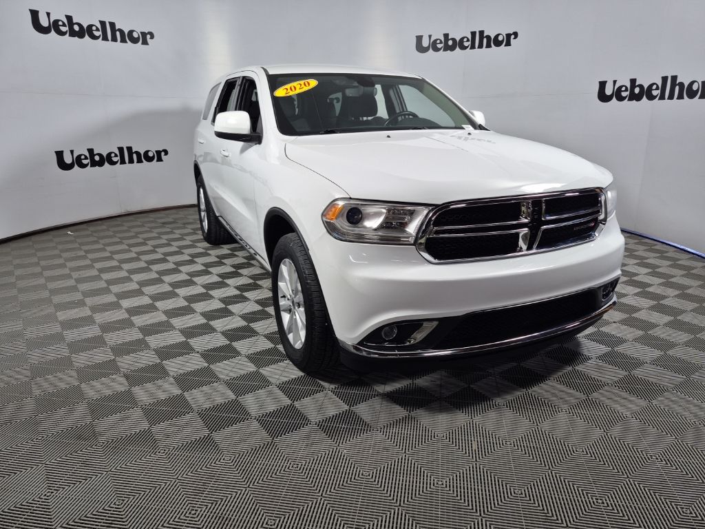 White Knuckle Clearcoat 2020 Dodge Durango SXT AWD SUV / Crossover All-Wheel Drive 8-Speed Automatic