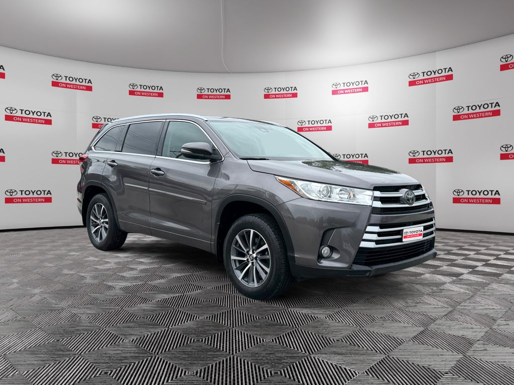 Predawn Gray Mica 2017 Toyota Highlander XLE AWD SUV / Crossover All-Wheel Drive 8-Speed Automatic