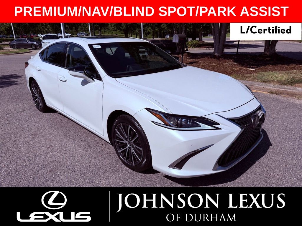 Eminent White Pearl 2025 Lexus ES Hybrid Sedan Front-Wheel Drive Continuously Variable Transmission