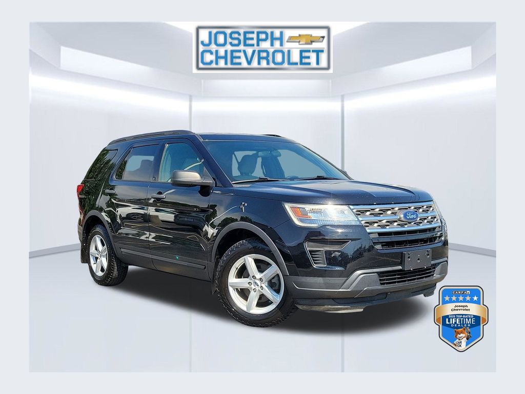 Shadow Black 2018 Ford Explorer SUV / Crossover Front-Wheel Drive 6-Speed Automatic