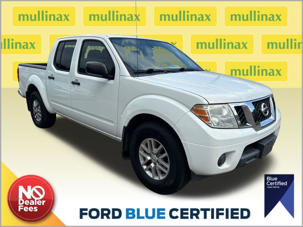 Glacier White 2018 Nissan Frontier Pickup Truck Four-Wheel Drive 5-Speed Automatic Overdrive