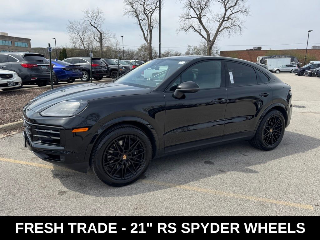 Chromite Black Metallic 2025 Porsche Cayenne Coupe AWD Coupe All-Wheel Drive 8-Speed Automatic