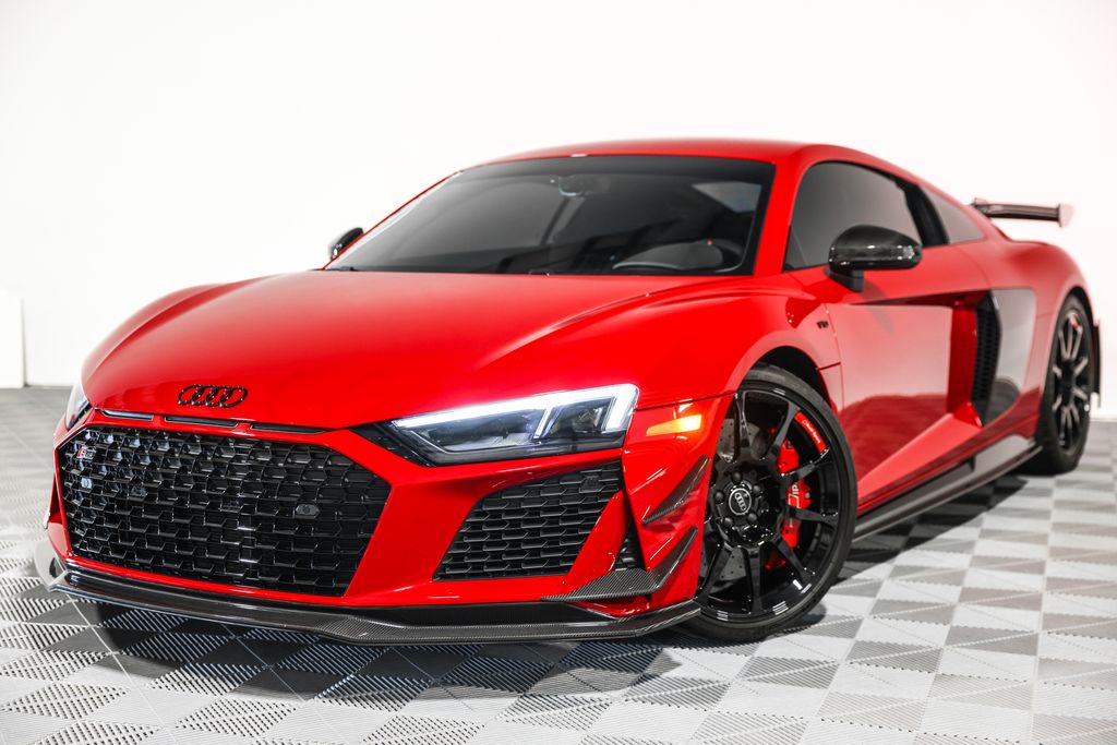 Red 2023 Audi R8 Coupe Rear-Wheel Drive 7-Speed Automatic