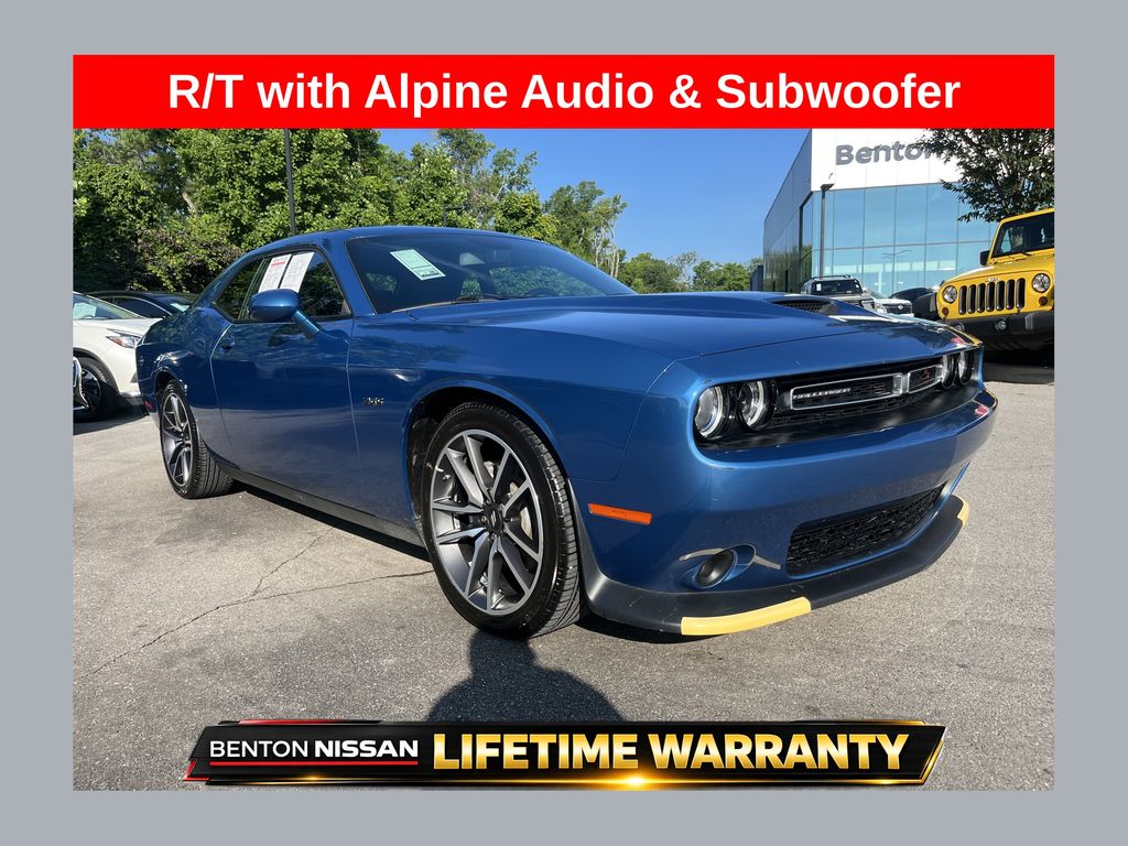 Blue (Frostbite) 2023 Dodge Challenger Coupe Rear-Wheel Drive 8-Speed Automatic