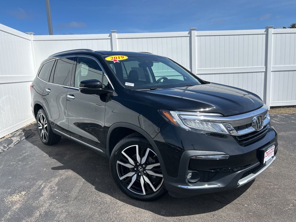 Crystal Black Pearl 2019 Honda Pilot Elite AWD SUV / Crossover All-Wheel Drive 9-Speed Automatic