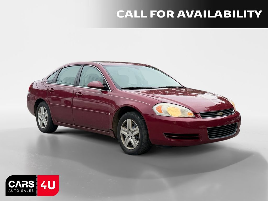 Sport Red Metallic 2006 Chevrolet Impala Sedan Front-Wheel Drive 4-Speed Automatic Overdrive