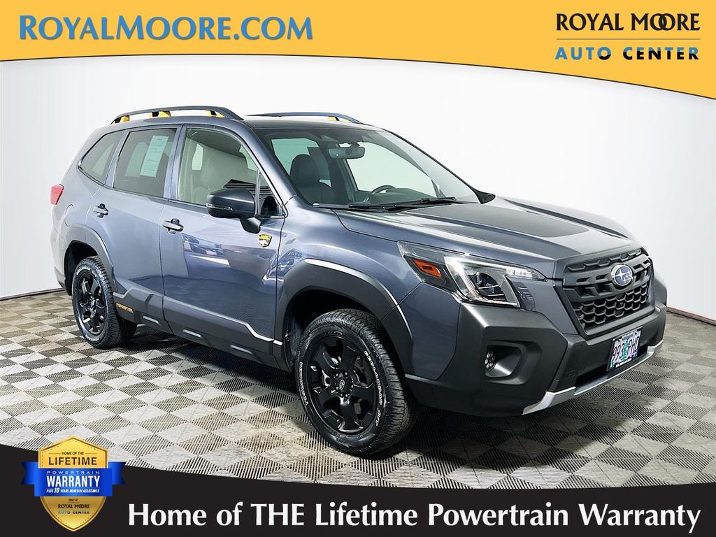 Magnetite Gray Metallic 2023 Subaru Forester Wilderness Crossover AWD SUV / Crossover All-Wheel Drive Continuously Variable Transmission
