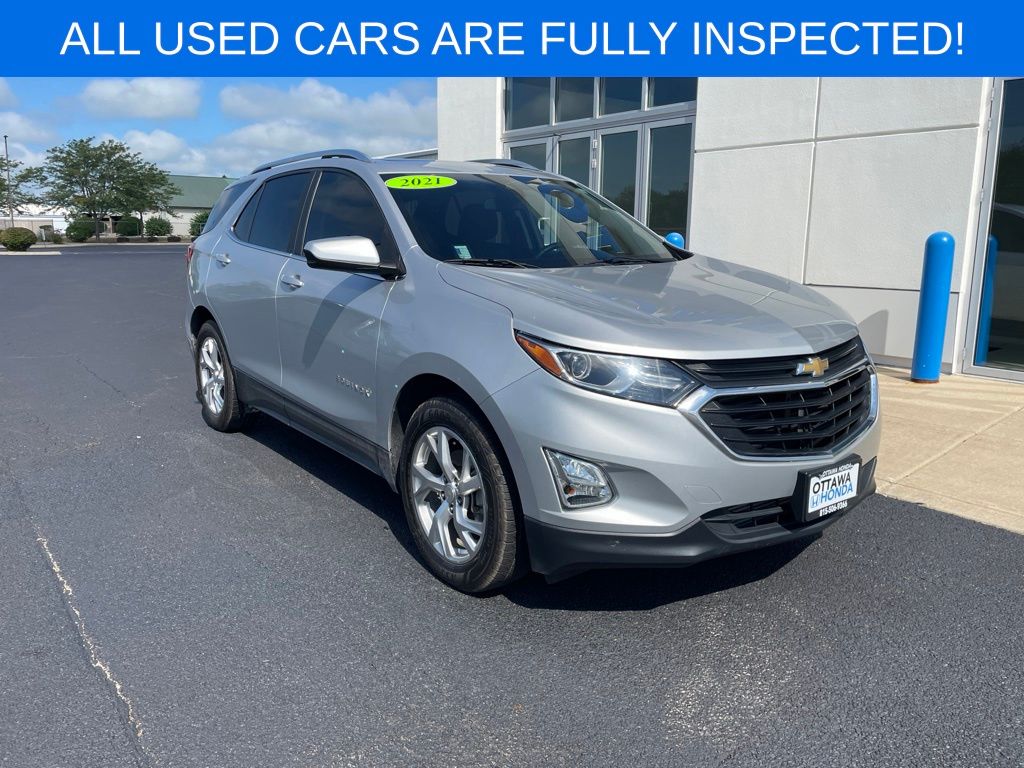 Silver Ice Metallic 2021 Chevrolet Equinox SUV / Crossover Front-Wheel Drive 6-Speed Automatic Overdrive