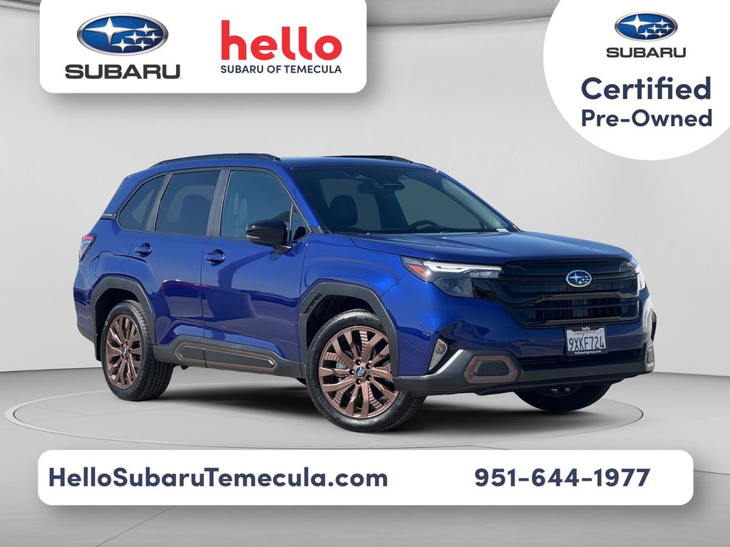 Sapphire Blue Pearl 2026 Subaru Forester SUV / Crossover All-Wheel Drive Continuously Variable Transmission