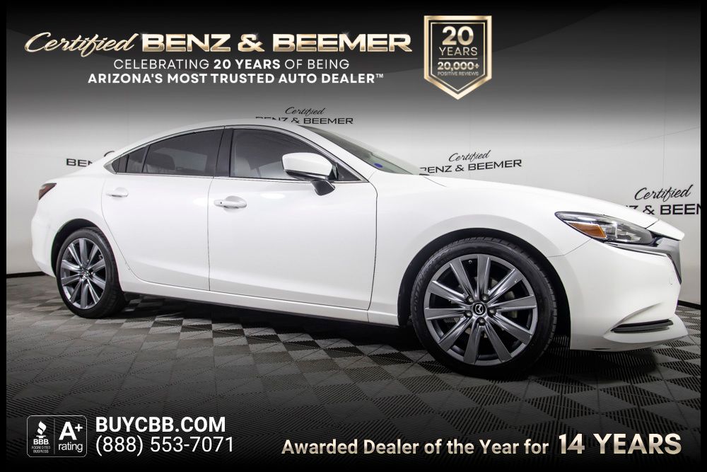 Snowflake White Pearl 2018 Mazda MAZDA6 Touring Sedan FWD Sedan Front-Wheel Drive 6-Speed Automatic