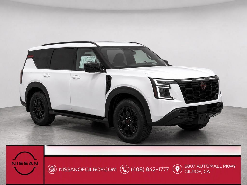 Aspen White Tricoat 2026 Nissan Armada SUV / Crossover Four-Wheel Drive 9-Speed Automatic