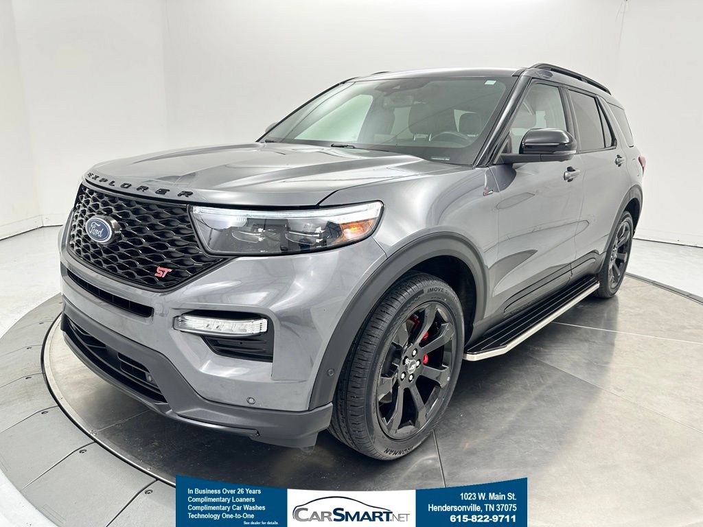 Carbonized Gray Metallic 2022 Ford Explorer SUV / Crossover All-Wheel Drive Automatic