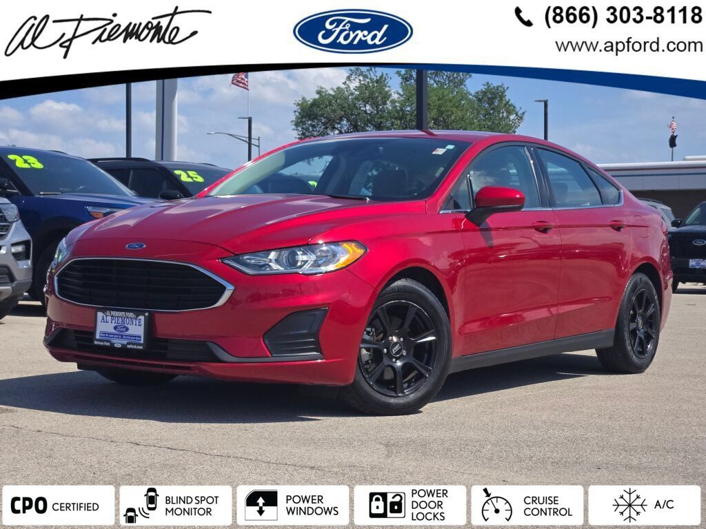 Red Metallic 2020 Ford Fusion Sedan Front-Wheel Drive 6-Speed Automatic