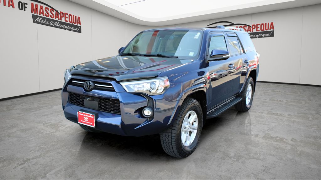Nautical Blue Metallic 2022 Toyota 4Runner SR5 Premium 4WD SUV / Crossover Four-Wheel Drive 5-Speed Automatic