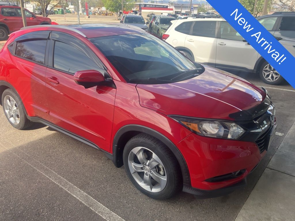 Milano Red 2017 Honda HR-V EX-L with Nav SUV / Crossover Front-Wheel Drive Continuously Variable Transmission