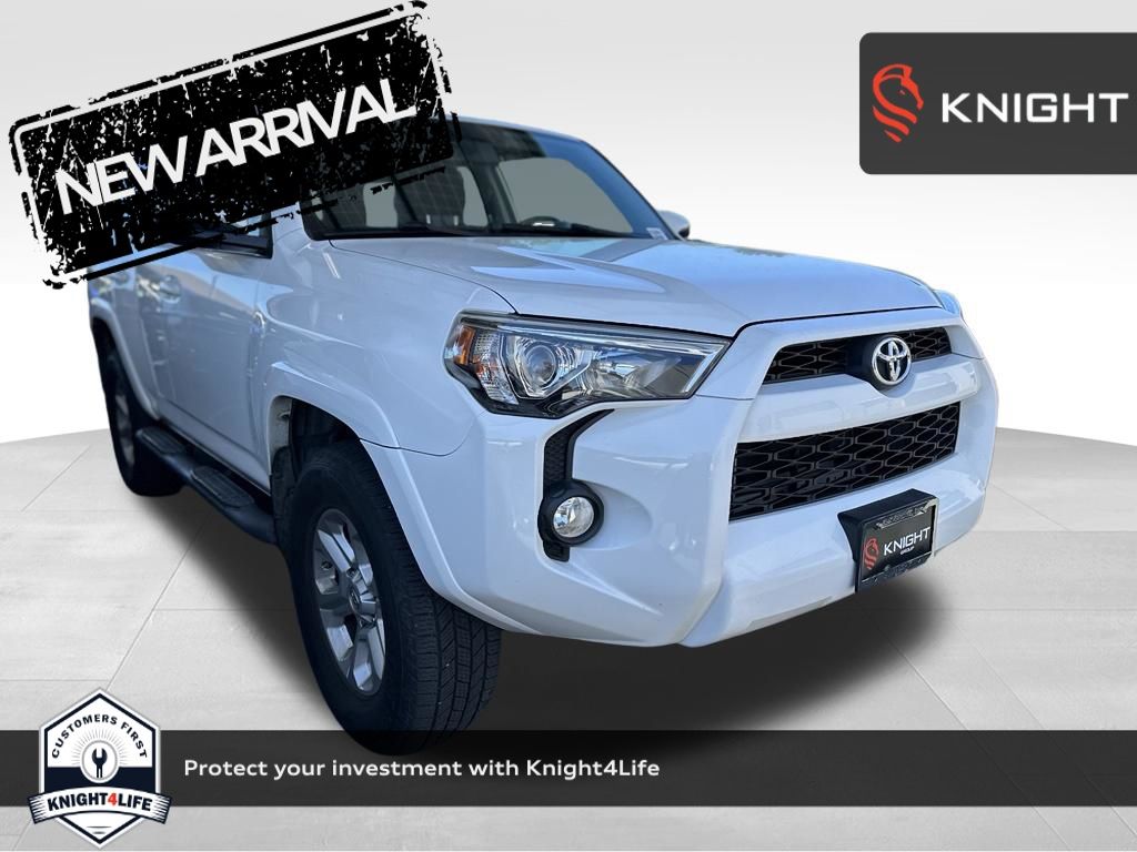 Super White 2019 Toyota 4Runner SUV / Crossover Four-Wheel Drive 5-Speed Automatic Overdrive