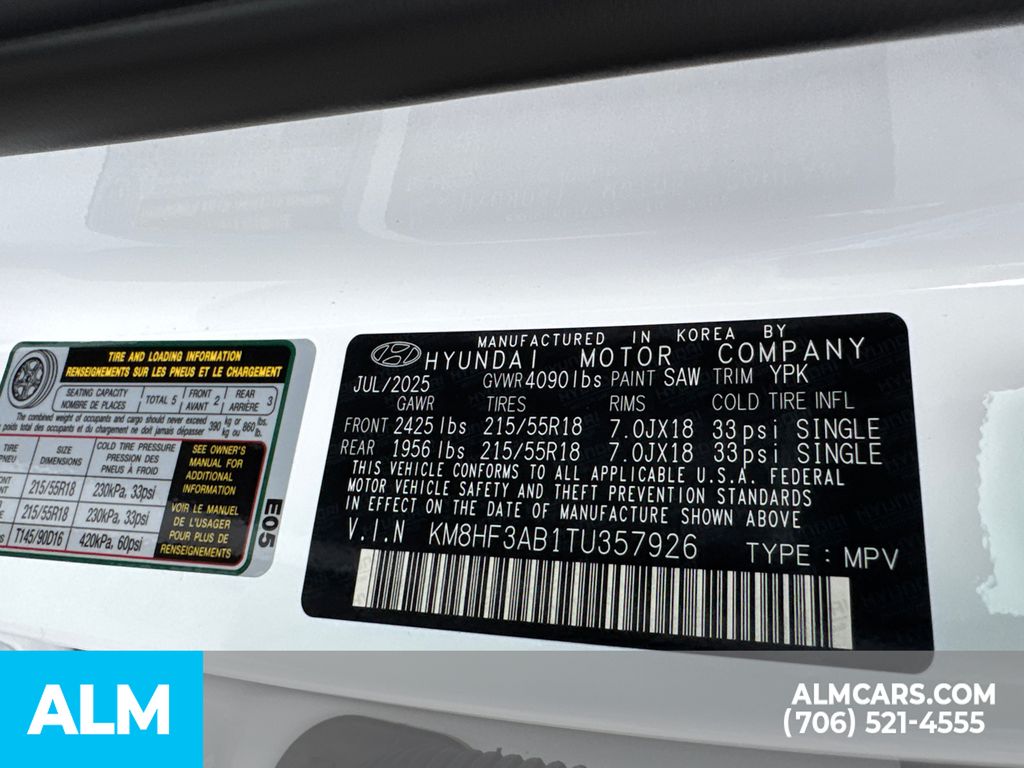 Used 2026 White Hyundai SEL Sport image 29